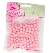 Dekoratorstwo - KORALIKI KORALE PEREŁKI Z DZIURKĄ 8 MM 190 SZT - miniaturka - grafika 1