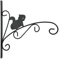 Donice - ProGarden Wieszak metalowy na doniczkę Wiewiórka - miniaturka - grafika 1