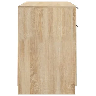 Biurko z szafką boczną, dąb sonoma, materiał drewnopochodny! - Biurka - miniaturka - grafika 9