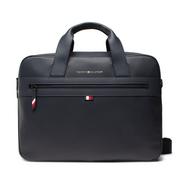 Torby na laptopy - Tommy Hilfiger Essential Torba biznesowa 40 cm przegroda na laptopa desert sky AM0AM08425-DW5 - miniaturka - grafika 1