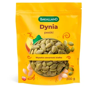 Bakalland PESTKI DYNI ŁUSKANE 200 G 34891614 - Ziarna i nasiona roślin strączkowych - miniaturka - grafika 1