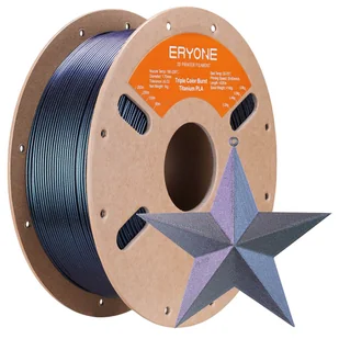 ERYONE Burnt Titanium Tri Color PLA Filament 1kg - Blue 1292210EUDF - Filamenty i akcesoria do drukarek 3D ERYONE Burnt Titanium Tri Color PLA Filament 1kg - Blue 1292210EUDF - Filamenty i akcesoria do drukarek 3D - miniaturka - grafika 1
