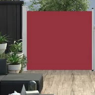 Markizy - vidaXL vidaXL Wysuwana markiza boczna na taras, 170 x 300 cm, czerwona - miniaturka - grafika 1
