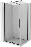 Kabiny prysznicowe - Mexen Velar kabina prysznicowa rozsuwana 130x85 cm, transparent, czarna - 871-130-085-01-70 - miniaturka - grafika 1