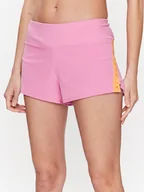 Spodenki damskie - Roxy Szorty sportowe Bold Moves ERJNS03442 Różowy Regular Fit - miniaturka - grafika 1