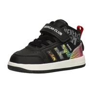 Buty zimowe męskie - Czarne ocieplane trzewiki dziecięce AMERICAN CLUB BD24, BD25/22 - American Club - miniaturka - grafika 1