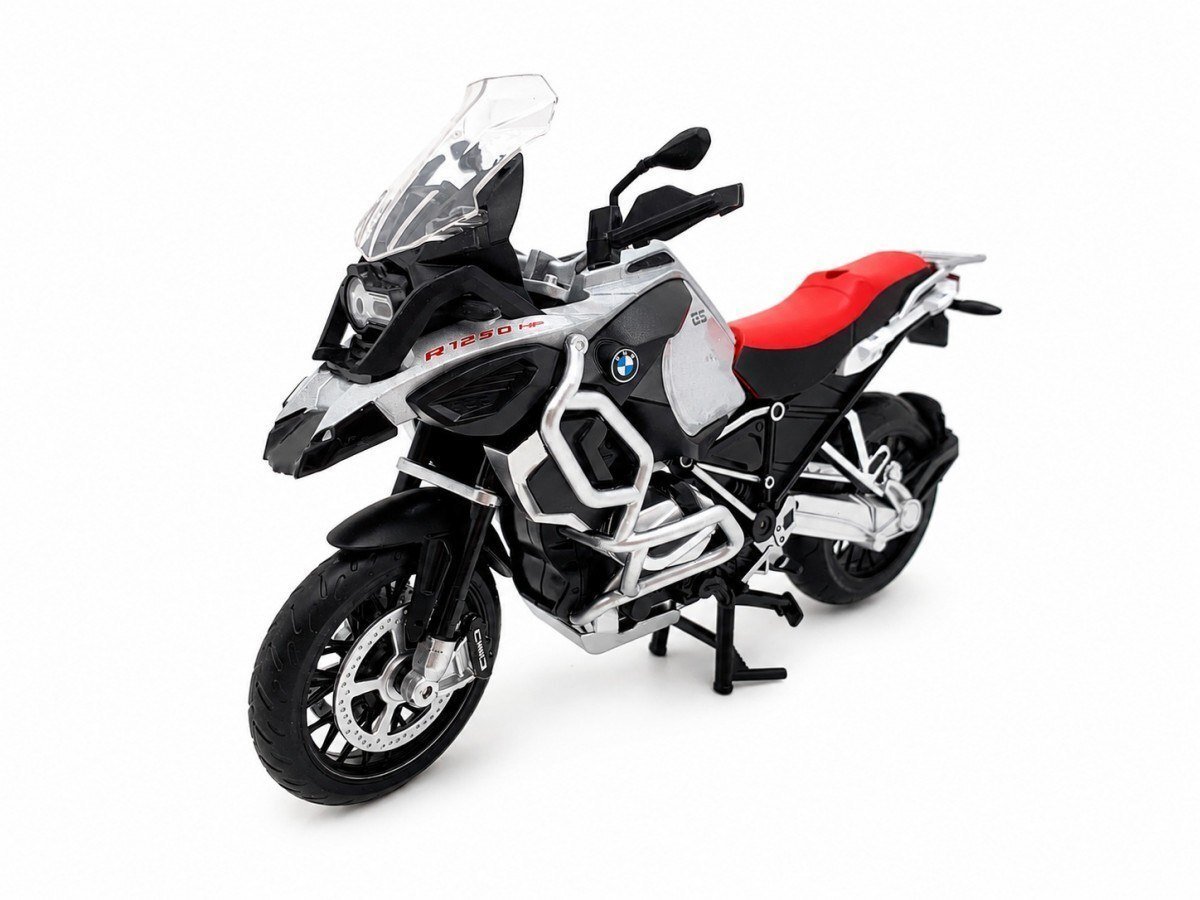 Pulio Motocykl MSZ 1/12 BMW R125GS Adventure srebrny 10268707A/SL