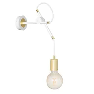 Lampy ścienne - Emibig Artemis kinkiet 1-punktowy biały 481/K1 - miniaturka - grafika 1