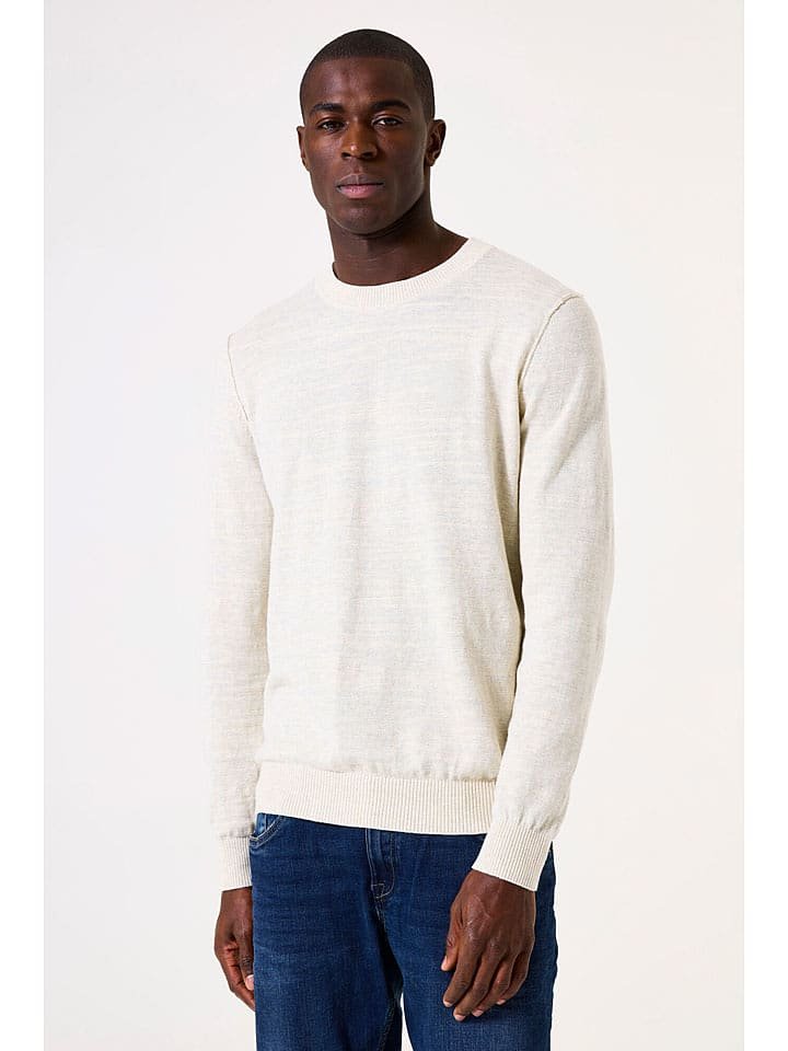 Garcia Sweter w kolorze kremowym