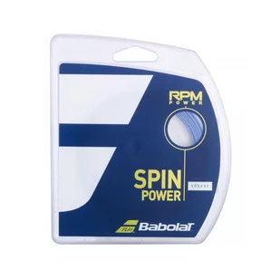 Naciąg do rakiety tenisowej Babolat RPM SPIN POWER niebieski 12 m. - - Tenis ziemny - miniaturka - grafika 1
