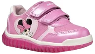 Buty dla dziewczynek - Geox B Lightyloo Girl B dziewczęce sneakersy, Różowy kolor, 25 EU - miniaturka - grafika 1