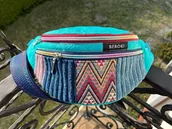 Torebki damskie - Nerka Patchwork turkus + miniportfelik gratis - miniaturka - grafika 1