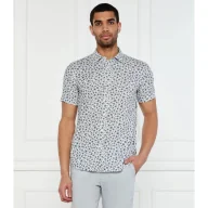 Koszule męskie - BOSS BLACK Lniana koszula C-ROAN-ken-SH-C1-251 | Slim Fit | stretch - miniaturka - grafika 1