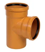 Łączniki, trójniki, kształtki - TRÓJNIK 200*110/87ST PCV KL.N, SZ. S-20 WAVI-936424 - miniaturka - grafika 1