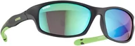 Okulary przeciwsłoneczne - Uvex Sportstyle 507 Glasses Kids, black mat green/green 2021 Okulary przeciwsłoneczne dla dzieci S5338662716 - miniaturka - grafika 1