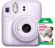 Aparaty natychmiastowe - Fujifilm Instax Mini 12 purpurowy + wkłady 10szt - miniaturka - grafika 1