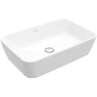 Umywalki - Villeroy & Boch Architectura umywalka 60x40 cm nablatowa prostokątna Weiss Alpin 5A276101 - miniaturka - grafika 1