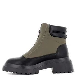 XTI Damskie sztyblety 140047, kaki, 40 UE - Botki damskie - miniaturka - grafika 1