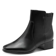 Kozaki damskie - Tamaris Damskie kozaki Comfort Boot Heel, czarne, 39 EU, czarne, 39 EU - miniaturka - grafika 1