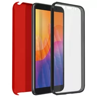 Etui i futerały do telefonów - Etui 360° do Huawei Y5p z elastycznym przodem i sztywnym tyłem — czerwone - miniaturka - grafika 1