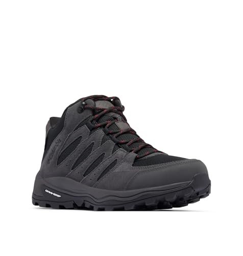 Męskie buty trekkingowe Columbia Redmond IV Mid WP black/mountain red - 42
