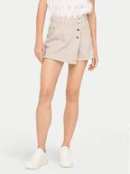 Spodenki damskie - ONLY Spódnico-szorty Milly 15338617 Beżowy Regular Fit - miniaturka - grafika 1