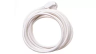 Listwy zasilające - elektro-plast opatÓwek Przewód przyłączeniowy W-3 3x1,5 mm2 biały z wtyczką kątową 5m 51.939 - miniaturka - grafika 1