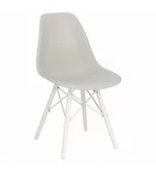 Krzesła - Krzesło P016W PP light grey/white - miniaturka - grafika 1