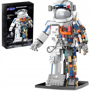 Zestaw klocków 900szt. Klocki JAKi JK9106 Astronaut + gablota na zabawki - Klocki - miniaturka - grafika 1