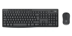 Logitech 920-012069 klawiatura Dołączona myszka Biuro RF Wireless + Bluetooth QWERTY Włoski Grafitowy 920-012069 - Zestawy myszka + klawiatura - miniaturka - grafika 1