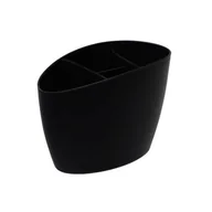 Suszarki do naczyń - Ociekacz owalny na sztućce Negra czarny - miniaturka - grafika 1