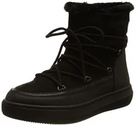 Botki damskie - Tom Tailor Damskie sztyblety 4294402, czarne, 40 UE - miniaturka - grafika 1
