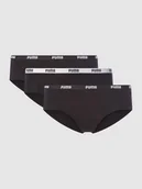 Majtki damskie - Figi hipster z dodatkiem streczu w zestawie 3 szt. - miniaturka - grafika 1