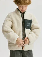 Spodnie i spodenki dla chłopców - Reserved - Dwustronna kurtka - jasny zielony - miniaturka - grafika 1