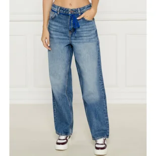 Hugo Blue Jeansy Leni_3_B flare fit - Spodnie damskie - miniaturka - grafika 1