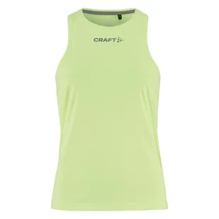 Damska koszulka bez rękawów CRAFT CORE ESSENCE SINGLET 2 W 1915290-507000 – Zielony - Koszulki i topy damskie - miniaturka - grafika 1