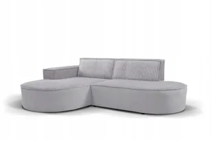 Sofa w kształcie L Modena narożnik tkanina Velo/Mavel jasnoszary lewy - Narożniki - miniaturka - grafika 1
