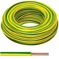 Przewody elektryczne - Conotech UE LGY 0,5 Żółto-zielony LGY 0,5 Z-Z - miniaturka - grafika 1