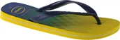 Klapki i japonki męskie - Havaianas Havaianas Brasil Fresh 4145745-9588 Żółte 45/46 - miniaturka - grafika 1