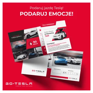 Voucher Prezentowy Łódź - Jazda za kierownicą Tesli Model S 3 X Y - 90 minut - Prezent świąteczny GoTesla - Czasopisma - miniaturka - grafika 1
