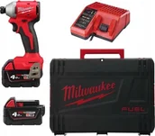 Wkrętarki - Milwaukee IMPACT DRIVER. M18BLIDRC-402C EU 190Nm 2x4.0Ah BL - miniaturka - grafika 1