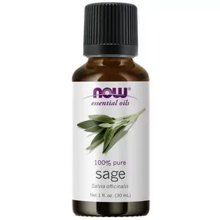 Now Foods Clary Sage - 100% Olejek z Szałwii - Szałwia (30 ml) - Aromaterapia - miniaturka - grafika 1