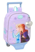 Plecaki - Safta FROZEN SPIRIT - Plecak do przedszkola z wózkiem, idealny dla dzieci w różnym wieku, wygodny i wszechstronny, jakość i wytrzymałość, 22 x 10 x 27 cm, fioletowy, M, Casual - miniaturka - grafika 1