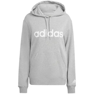 Bluza damska adidas Essentials Linear szara IC6884 XL - Bluzy damskie - miniaturka - grafika 1