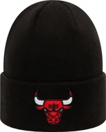 Czapki damskie - New Era New Era Chicago Bulls Cuff Hat 12156075 Czarne OSFM - miniaturka - grafika 1