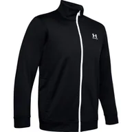 Kurtki i kamizelki sportowe męskie - Kurtka męska Under Armour  SPORTSTYLE TRICOT JACKET black M - miniaturka - grafika 1