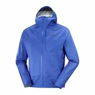 Kurtki i kamizelki sportowe damskie - Kurtka Salomon Bonatti Waterproof Nautical Blue - miniaturka - grafika 1