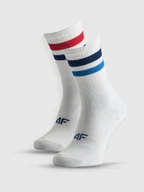 Skarpetki dla dzieci - 4F Skarpetki długie (2-pack) chłopięce - multikolor 38-40 - miniaturka - grafika 1
