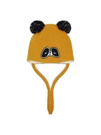 Czapki dla dzieci - Jamiks Czapka Panda Iva JZF086-P Żółty - miniaturka - grafika 1