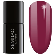 Lakiery hybrydowe - Semilac UV Hybrid lakier hybrydowy 098 Elegant Cherry 7ml - miniaturka - grafika 1